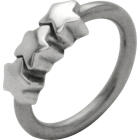 Front Closure Ring mit 925 Sterling Silber Verschlu&szlig; und Sternen