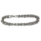 Schweres K&ouml;nigs-Armband aus Edelstahl in drei L&auml;ngen