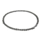 Königs-Halskette aus Edelstahl in drei verschiedenen Längen