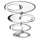 Bauchnabelpiercing im Retrostyle oval mit 925 Silber Design