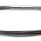 Stahl-Collier aus Edelstahl 25 Str&auml;nge