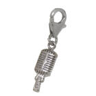Anh&auml;nger Mikrofon aus 925 Sterling Silber