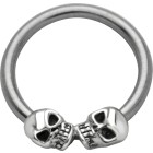 Clamp ball ring BCR, with two skulls