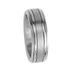 Partnerring Gr&ouml;&szlig;e 7mm breit Titan 1 Rille pro seite poliert