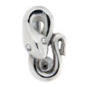 Bauchnabelpiercing 1.6x10mm Bcr in Piercing Schlange mit Kristallaugen