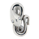 Bauchnabelpiercing 1.6x10mm Bcr in Piercing Schlange mit Kristallaugen