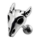 Helix Ohrpiercing mit Zombie-Tiersch&auml;del