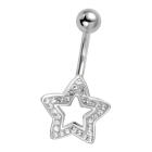 Bauchnabel Piercing Motiv Stern - GLAM