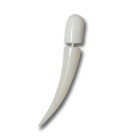 Water buffalo bone pseudo piercing, wedge