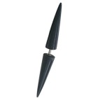 Water buffalo horn pseudo piercing, bar