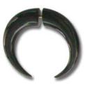 Pseudo-Piercing aus Wasserb&uuml;ffelhorn, H&ouml;rner