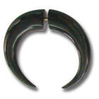 Pseudo-Piercing aus Wasserb&uuml;ffelhorn, H&ouml;rner