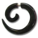 Pseudo-Piercing aus Wasserb&uuml;ffelhorn, Spirale