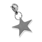 Pendant for charm bracelet, star 16mm