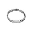 Armband aus Edelstahl, 21cm L&auml;nge, geb&uuml;rstet und poliert