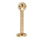 14 Karat Gold Labret in 1.2mm St&auml;rke