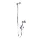 316L Helix Ohrpiercing 1.2x6mm mit Silberkettchen und Stecker