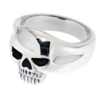 SONDERANGEBOT:Stahlring mit Totenkopf im Biker-Stil