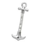 Augenbrauenpiercing aus 925er Sterlingsilber, Anker