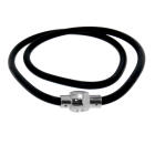 SONDERANGEBOT: Stahlhalskette mit Kautschuk, 48cm L&auml;nge 306