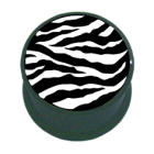 Picture Plug aus Kunststoff, Motiv  ZEBRA