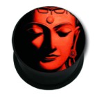 Plastic picture plug, MEDITATION motif