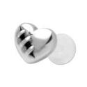 Bioplast Stecklabret mit vernarbtem Herz in 1.2x6mm / 1.2x8mm / 1.2x10mm L&auml;nge