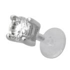 Bioplast Stecklabret mit Zirkonie 4mm 1.2x6mm / 1.2x8mm / 1.2x10mm L&auml;nge