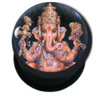 Picture Plug aus Kunststoff, Motiv Elefant GANESHA