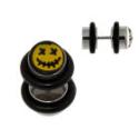Pseudo-Stecker, Stift aus 316L, 1,2x4,5x8mm, Hallooween-Motiv