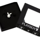 Playboy-Ohrstecker mit Kristall Bunny single