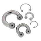 Hufeisen Piercing 2.0 und 2.5mm Stärke