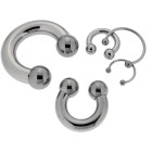 Hufeisen Piercing 2.0 und 2.5mm Stärke