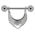 Brustwarzenschild DEVOT aus 925 Sterling Silber