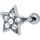 Helix ear piercing motif star