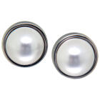 Ohrringe aus Edelstahl mit Kunstperlen