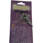 Anh&auml;nger mit Drachen Design - mit Schwert und Swarovski