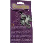 Anh&auml;nger mit Drachen, der die Fl&uuml;gel ausbreitet