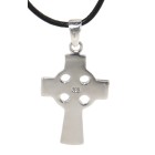 Anh&auml;nger aus 925 Sterling Silber, Kreuz, Keltenkreuz mit Spiralen