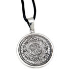 Runder Anh&auml;nger aus 925 Sterling Silber, ATZTEKENKALENDER