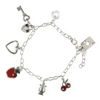 Bettelarmband Sterling Silber ACE OF HEART