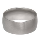 Ring aus mattiertem Edelstahl 609