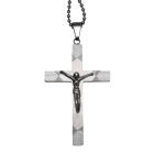Anh&auml;nger aus Edelstahl mit Jesusfigur