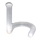 Bioflex nose stud HIDE IT 1.0x6x1.4