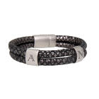 Echtlederarmband Python print mit Gravur