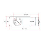 USB 3.0 Stick 16GB rot mit Gravur