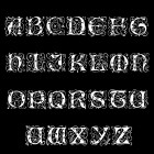 Siegelring aus Edelstahl schwarz PVD beschichtet und rechteckig mit einem Buchstaben als Monogramm