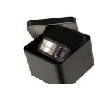 Schmuck-Box aus Metall schwarz mit individueller Gravur