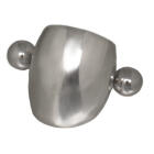 Helix Ohrpiercing mit poliertem Design