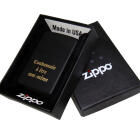 Zippo Sturm-Feuerzeug schwarz mit individueller Gravur